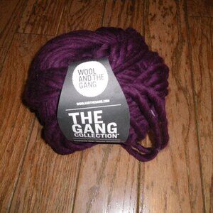 1 Large Hank Wool & The Gang Collection Yarn - Color Margaux Red - 66 yds